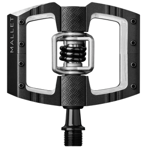 Crank Brothers Mallet DH Pedals - Dual Sided Clipless with Platform, Aluminum, 9/16", Black - White Mountain Ski Co
