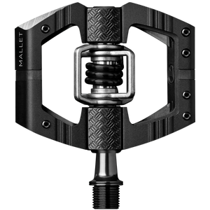 Crank Brothers Mallet E LS Pedals - Dual Sided Clipless with Platform, Aluminum, 9/16", Black - White Mountain Ski Co